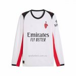 Camiseta AC Milan Segunda Manga Larga 2025-2026