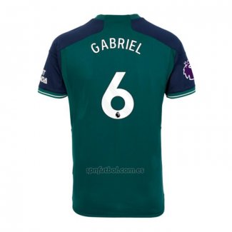 Camiseta Arsenal Jugador Gabriel Tercera 2023-2024