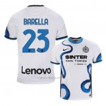 Camiseta Inter Milan Jugador Barella Segunda 2021-2022