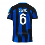 Camiseta Inter Milan Jugador De Vrij Primera 2023-2024