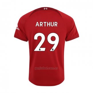 Camiseta Liverpool Jugador Arthur Primera 2022-2023