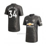 Camiseta Manchester United Jugador Van De Beek Segunda 2020-2021