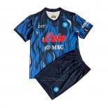 Camiseta Napoli EA7 Tercera Nino 2021-2022
