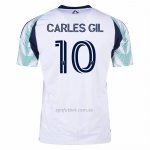 Camiseta New England Revolution Jugador Carles Gil Segunda 2025