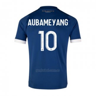 Camiseta Olympique Marsella Jugador Aubameyang Segunda 2023-2024