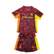 Camiseta Olympique Marsella Portero Nino 2025-2026 Rojo
