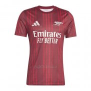 Camiseta Pre Partido del Arsenal 2025-2026 Rojo