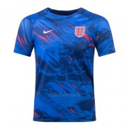 Camiseta Pre Partido del Inglaterra 2022 Azul