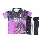 Camiseta Real Madrid Dragon Nino 2025-2026 Purpura