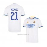 Camiseta Real Madrid Jugador Rodrygo Primera 2021-2022