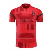 Camiseta de Entrenamiento AC Milan 2022-2023 Rojo