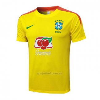 Camiseta de Entrenamiento Brasil 2025-2026 Amarillo