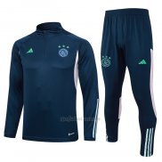 Chandal de Sudadera del Ajax 2023-2024 Azul