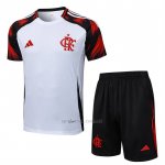 Chandal del Flamengo Manga Corta 2025-2026 Blanco - Pantalon Corto