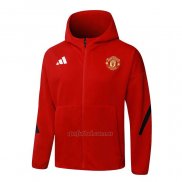 Chaqueta con Capucha del Manchester United 2025-2026 Rojo