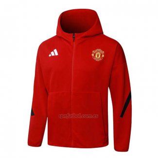 Chaqueta con Capucha del Manchester United 2025-2026 Rojo