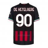 Camiseta AC Milan Jugador De Ketelaere Primera 2022-2023