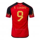 Camiseta Belgica Jugador R.Lukaku Primera 2022