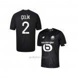 Camiseta Lille Jugador Celik Segunda 2020-2021