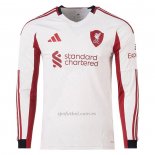 Camiseta Liverpool Segunda Manga Larga 2025-2026