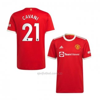 Camiseta Manchester United Jugador Cavani Primera 2021-2022
