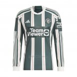 Camiseta Manchester United Segunda Manga Larga 2023-2024