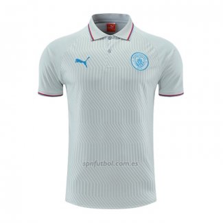 Camiseta Polo del Manchester City 2022-2023 Gris