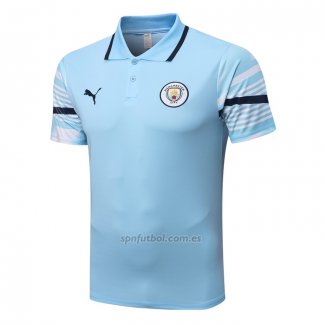 Camiseta Polo del Manchester City 2022-2023 Azul