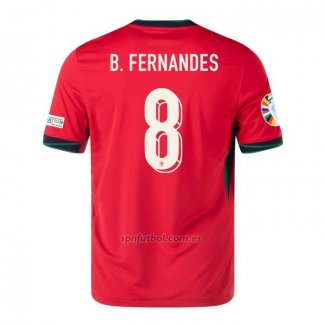 Camiseta Portugal Jugador B.Fernandes Segunda 2024