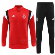 Chandal de Chaqueta del AC Milan 2023-2024 Rojo