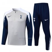 Chandal de Sudadera del Tottenham Hotspur Nino 2025-2026 Gris Azul