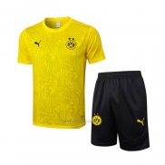 Chandal del Borussia Dortmund Manga Corta 2024-2025 Amarillo - Pantalon Corto