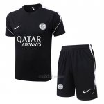 Chandal del Paris Saint-Germain Manga Corta 2026-2027 Negro - Pantalon Corto