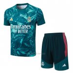 Chandal del Real Madrid Manga Corta 2026-2027 Verde - Pantalon Corto