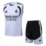 Chandal del Real Madrid Sin Mangas 2025-2026 Blanco