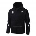 Chaqueta con Capucha del Real Madrid 2025-2026 Negro