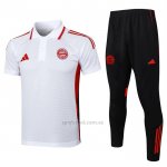 Conjunto Polo del Bayern Munich 2025-2026 Blanco