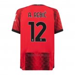 Camiseta AC Milan Jugador A.Rebic Primera 2023-2024