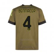 Camiseta AC Milan Jugador Bennacer Tercera 2022-2023