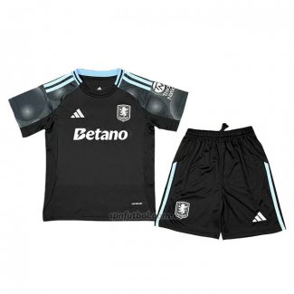 Camiseta Aston Villa Segunda Nino 2025-2026