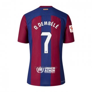 Camiseta Barcelona Jugador O.Dembele Primera 2023-2024