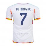 Camiseta Belgica Jugador De Bruyne Segunda 2022