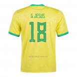 Camiseta Brasil Jugador G.Jesus Primera 2022