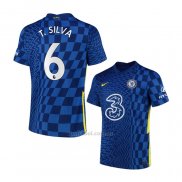 Camiseta Chelsea Jugador T.Silva Primera 2021-2022