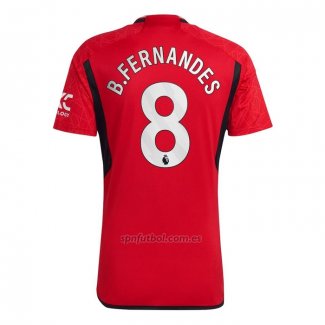Camiseta Manchester United Jugador B.Fernandes Primera 2023-2024