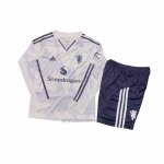Camiseta Manchester United Segunda Manga Larga Nino 2025-2026