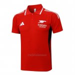 Camiseta Polo del Arsenal 2025-2026 Rojo