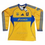 Camiseta Tigres UANL Primera Manga Larga 2025-2026