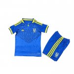 Camiseta Ucrania Segunda Nino 2026