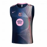 Camiseta de Entrenamiento Barcelona Sin Mangas 2025-2026 Negro Rosa